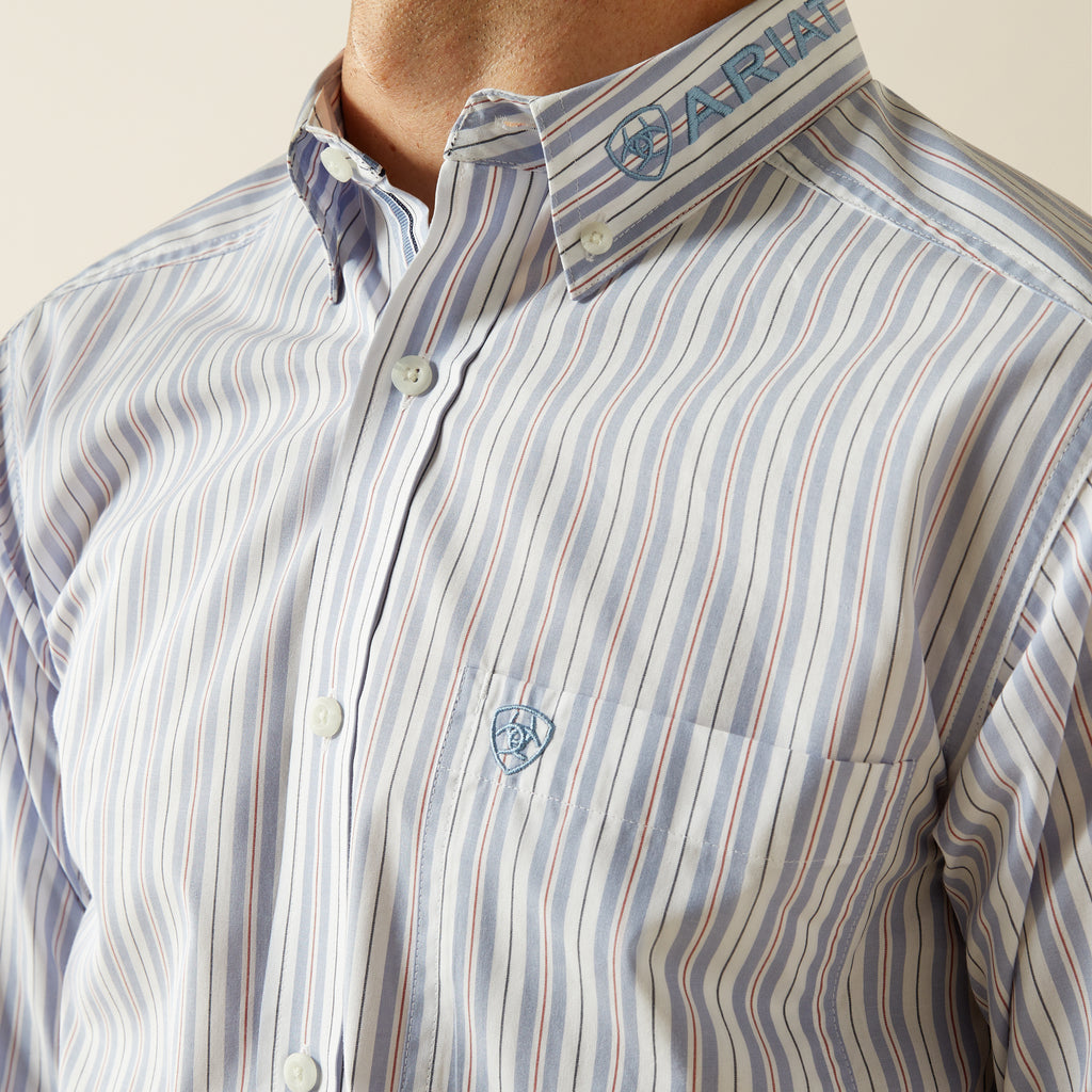 Men's Ariat Pro Series Team Atlas Fitted Button Down Shirt #10058740