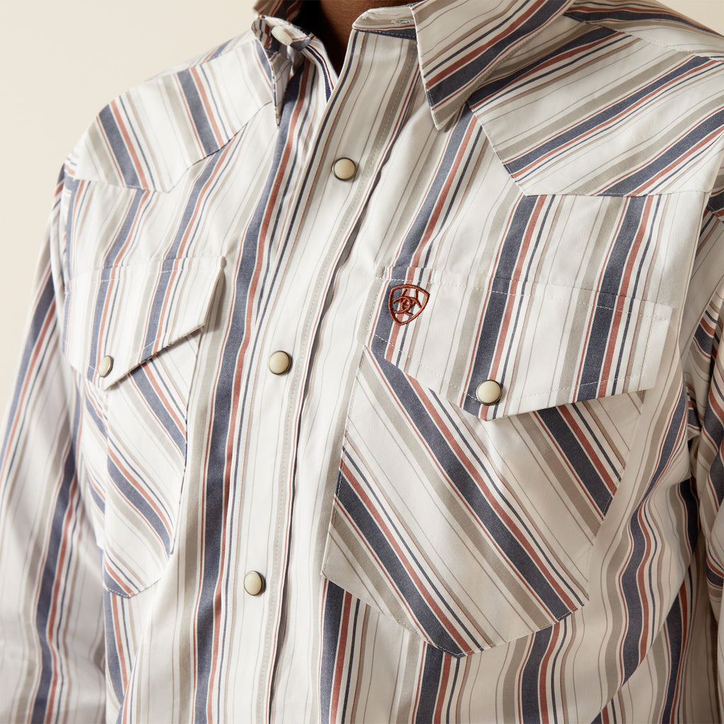 Men's Ariat Pro Series Warrick Classic Fit Snap Front Shirt #10058757