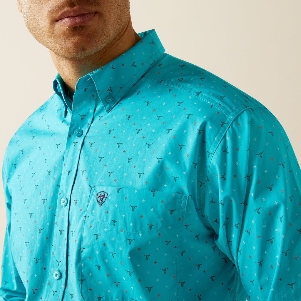 Men's Ariat Willke Classic Fit Button Down Shirt #10058762X