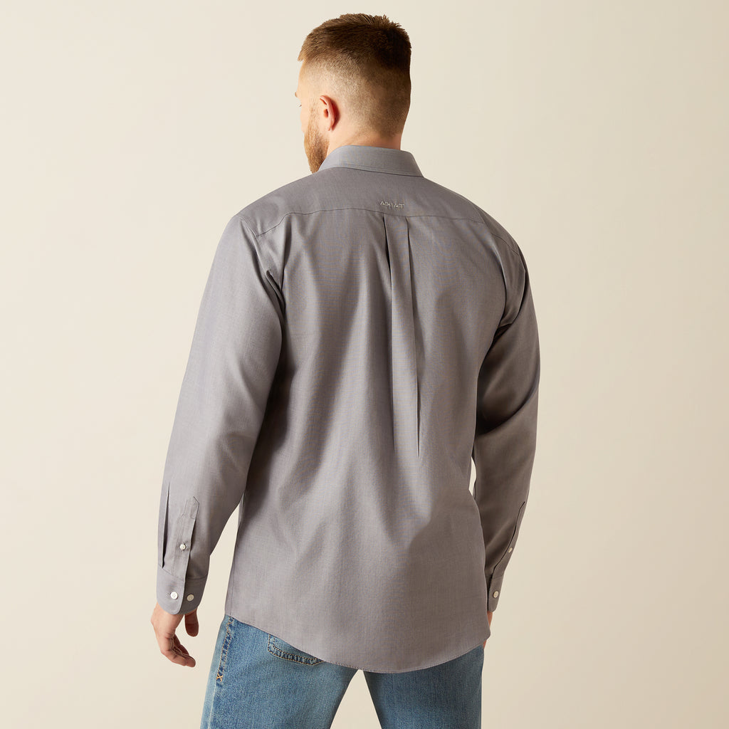 Men's Ariat Wrinkle Free Solid Button Down Shirt #10058804X