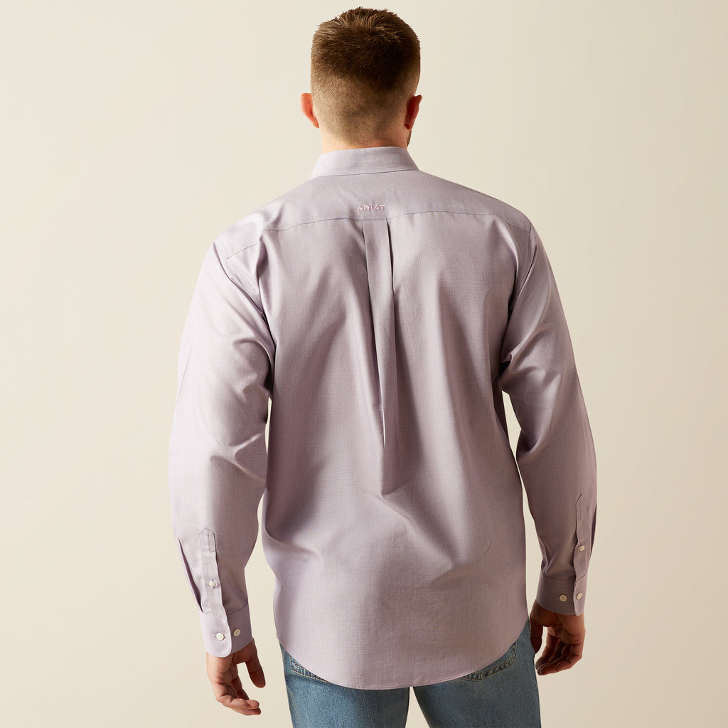 Men's Ariat Wrinkle Free Solid Button Down Shirt #10058805