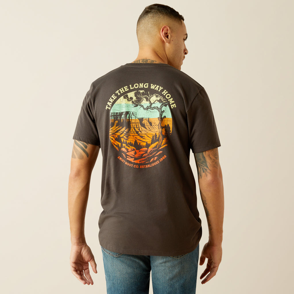 Men's Ariat Take The Long Way T-Shirt #10058885
