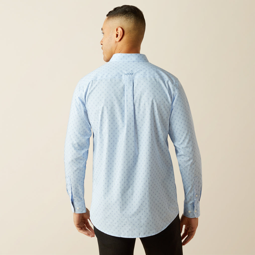 Men's Ariat Wrinkle Free Donte Fitted Button Down Shirt #10058987