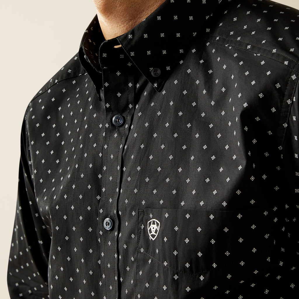 Men's Ariat Seymour Fitted Button Down Shirt #10058994
