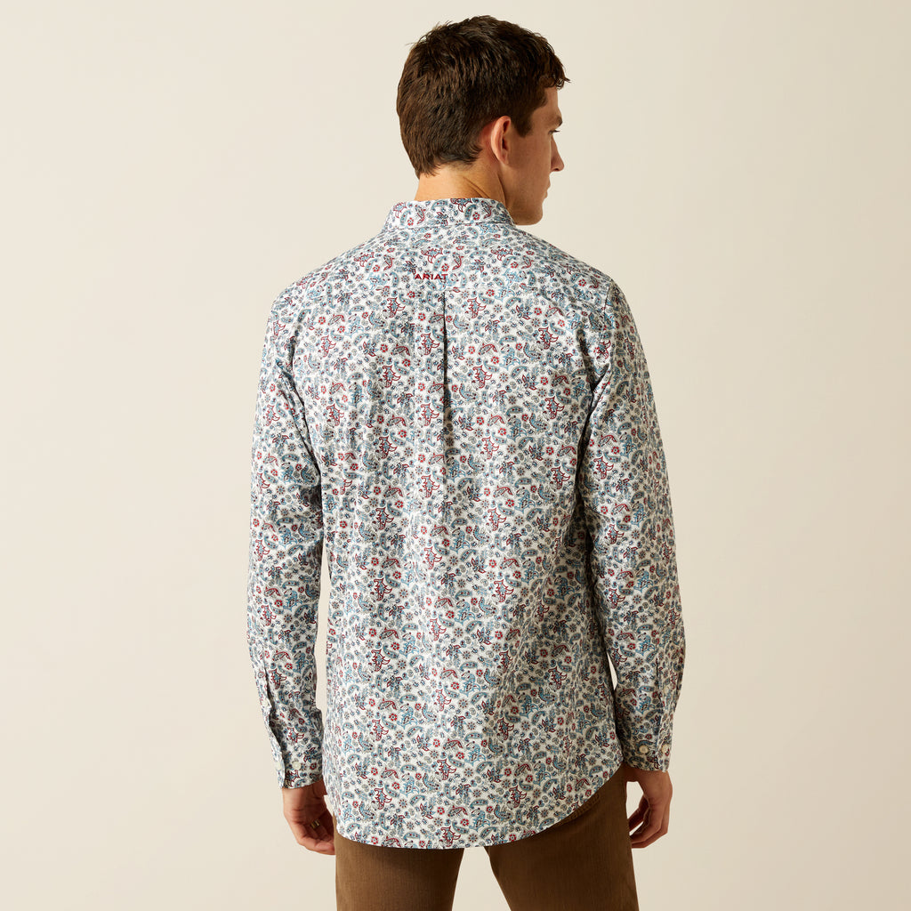 Men's Ariat Stiles Fitted Button Down Shirt #10058996
