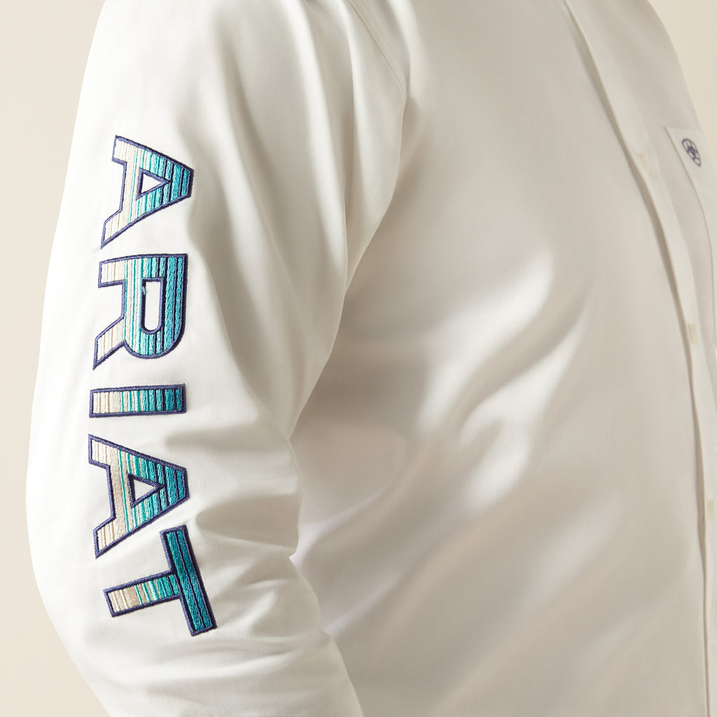 Men's Ariat Team Logo Twill Classic Fit Button Down Shirt #10059132X