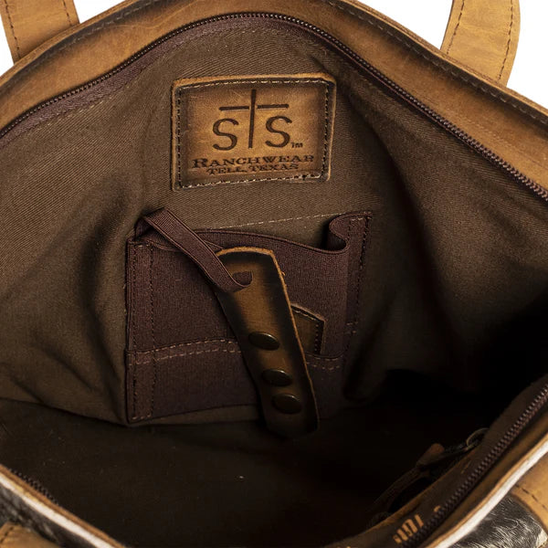 Women's STS Ranchwear Roswell Cowhide Small Tote #STS32209