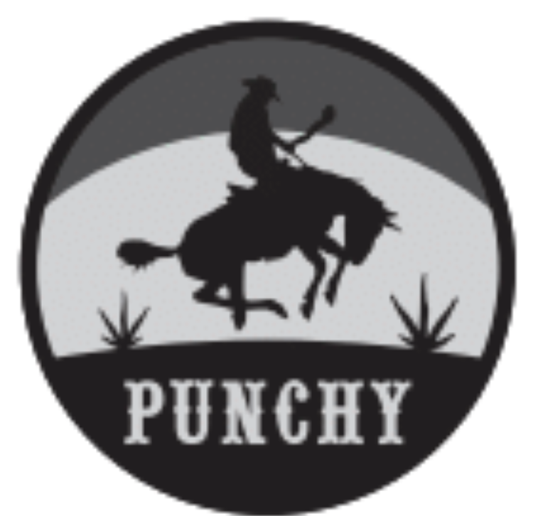 Hooey Punchy Sticker #ST5001WHBK