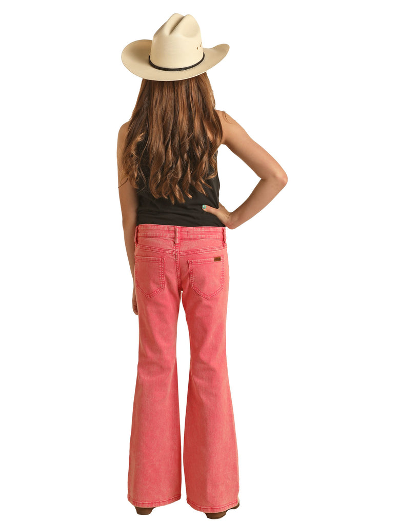 Girl's Rock & Roll Cowgirl Flare Jean #BG6PD03586