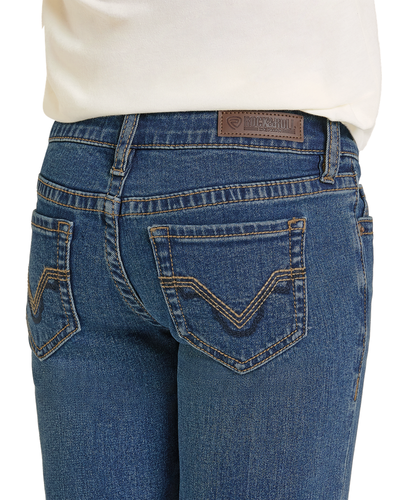 Girl's Rock & Roll Cowgirl Trouser Jean #BG5MD07211