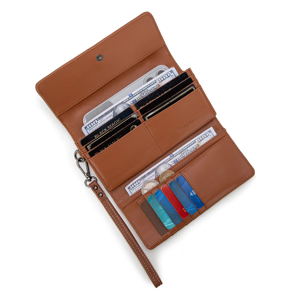 Women's Wrangler Tri-Fold Wristlet/ Wallet #WG210-W062JN