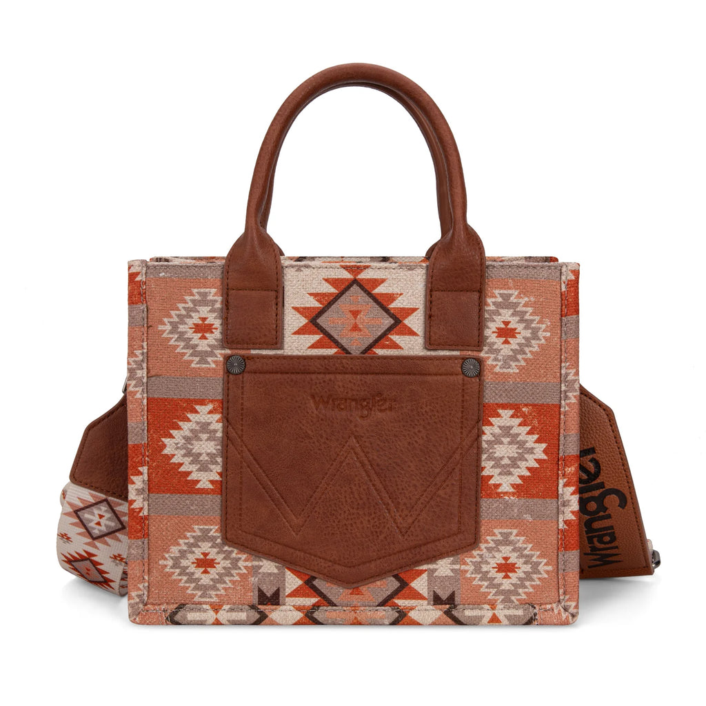 Women's Wrangler Dual Sided Print Tote/Crossbody #WG2209-8120S