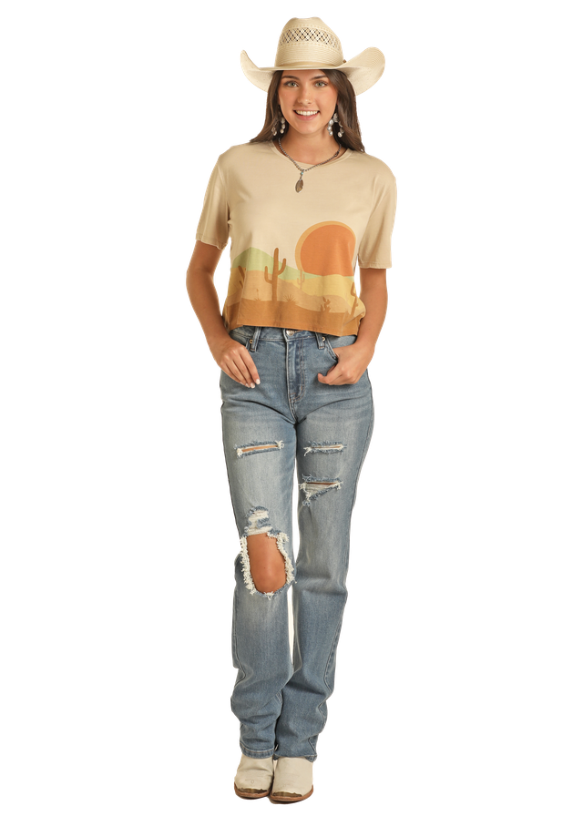 Women's Rock & Roll Cowgirl T-Shirt #BW21T03909