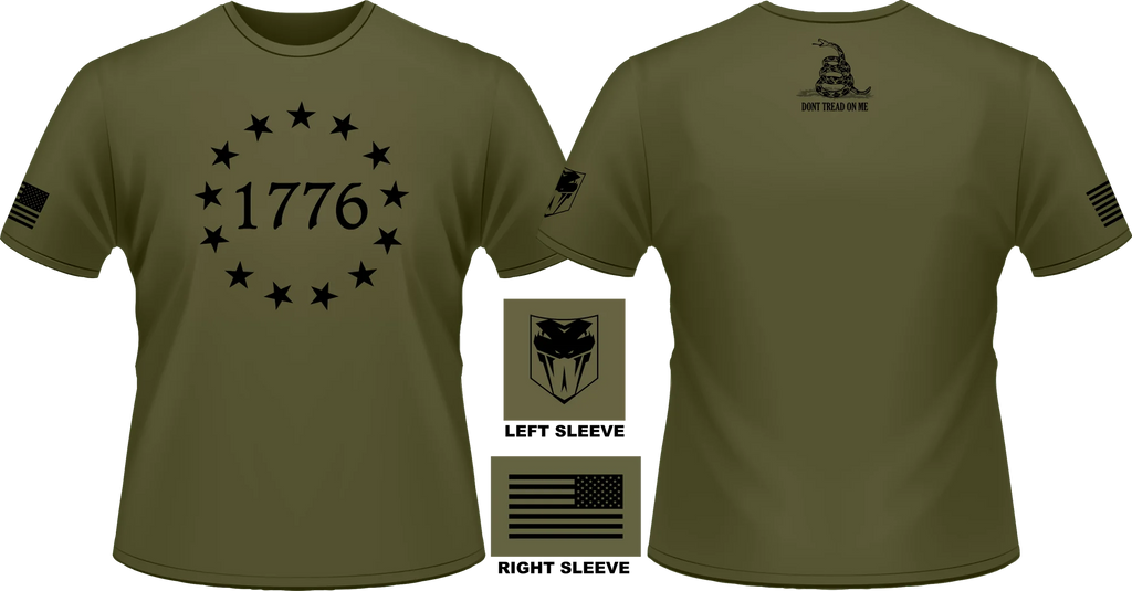 Men's CorbaTec 1776 T-Shirt #GRN1776T
