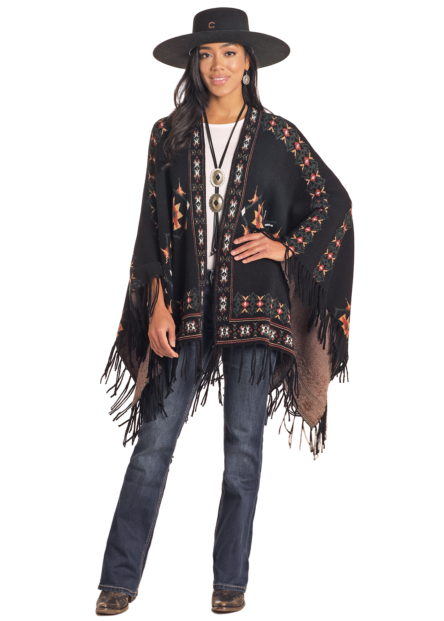 ホット セールの通販 Women's White Label Poncho #LW50T04677 | High Country Clothing