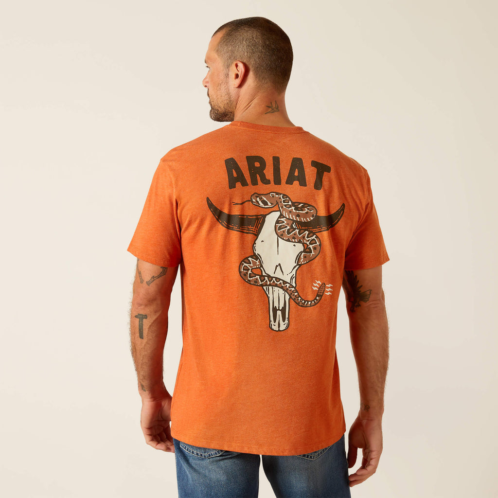 Men's Ariat Rattler Skull T-Shirt #10051754