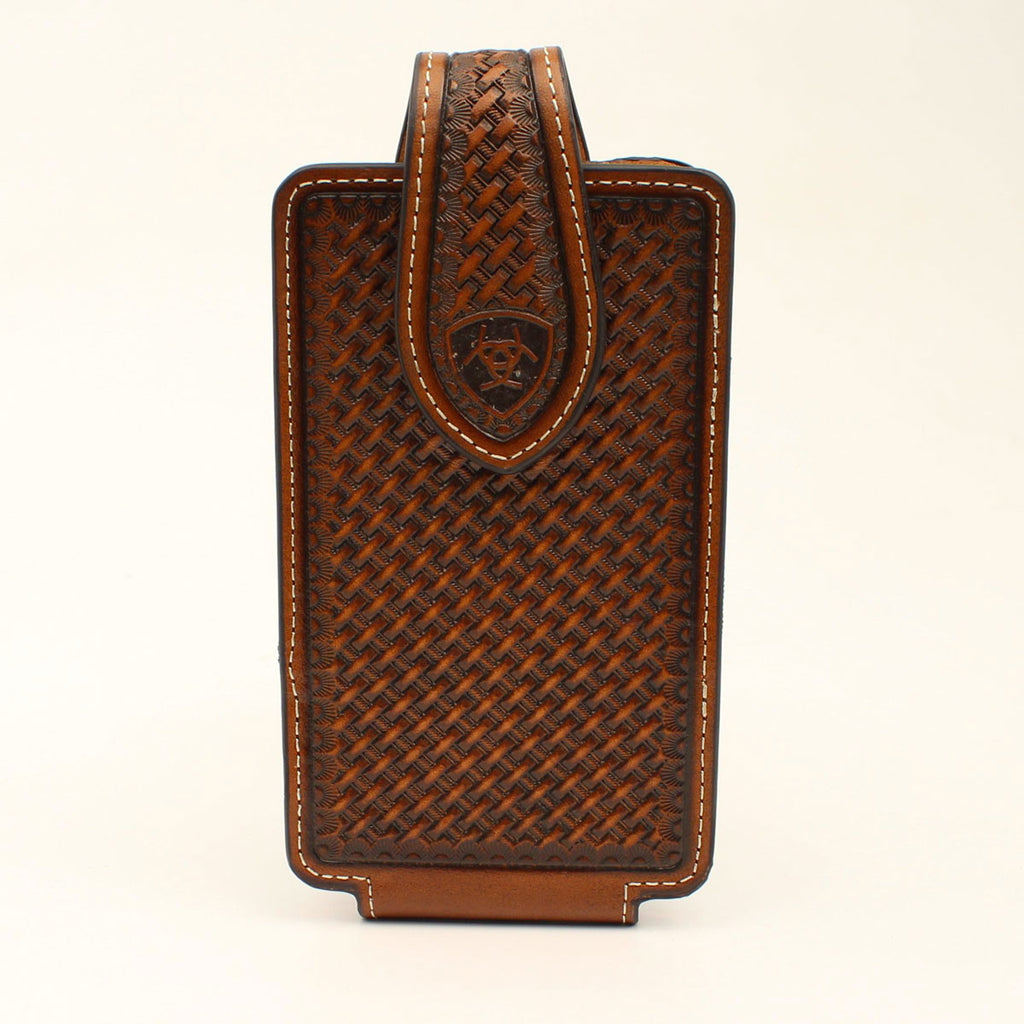 Ariat Brown Basketweave Cell Phone Case A0601702 Ariat Brown Basketweave Cell Phone Case A0601702