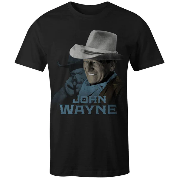 Men's Hooey John Wayne T-Shirt #HT1647BK