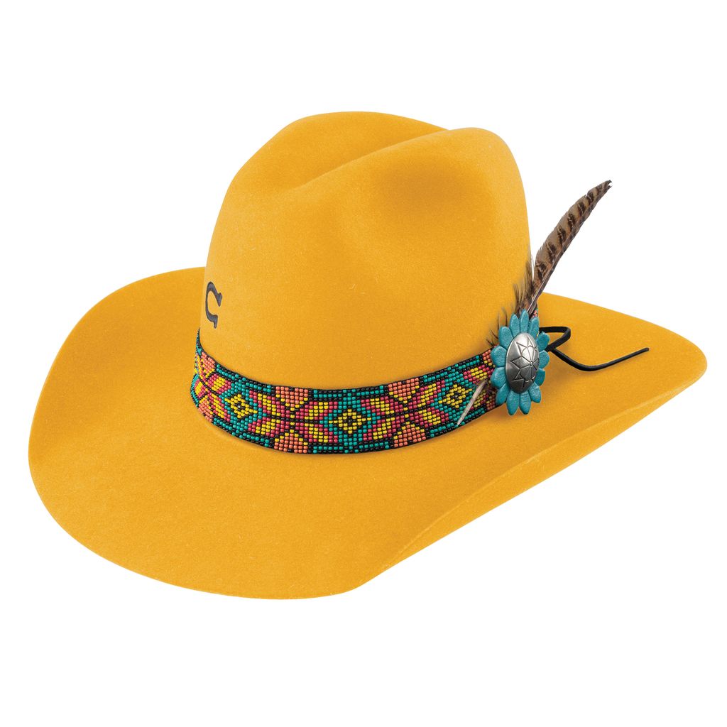 Charlie 1 Horse Gold Digger 4X Felt Hat #CWGDGR-2134