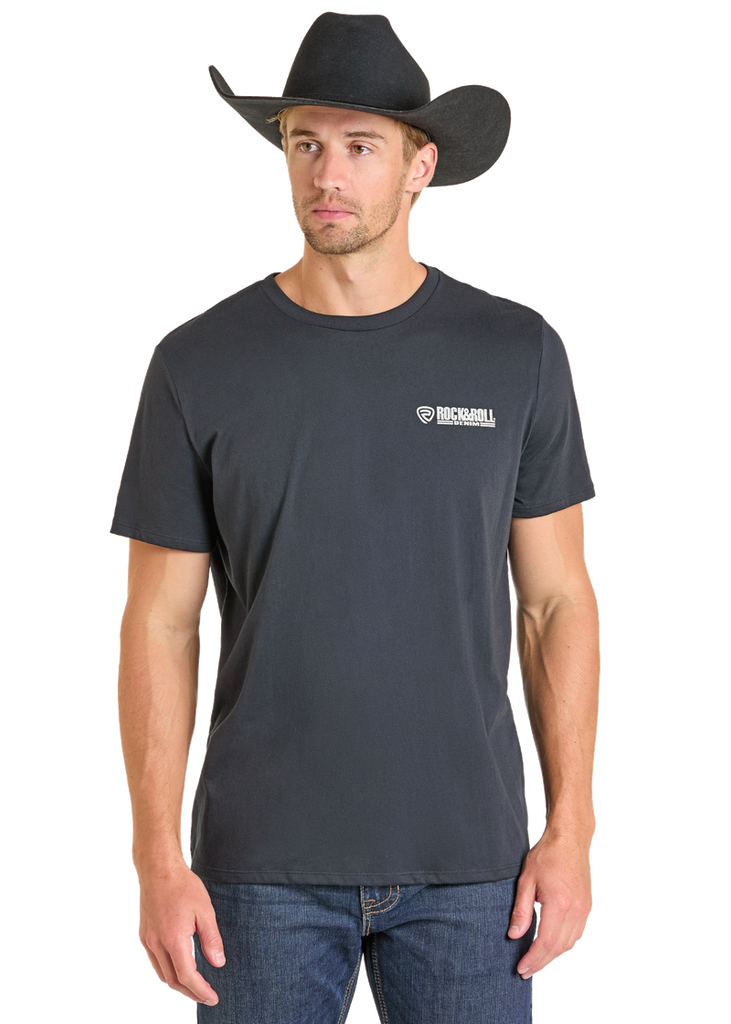 Men's Rock & Roll Cowboy T-Shirt #BU21T07444