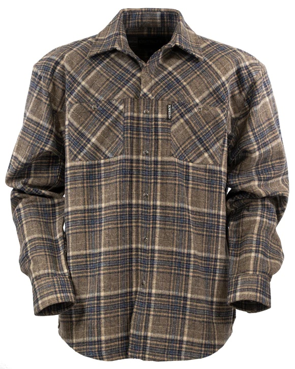 Men's Outback Trading Greyson Snap Front Shirt #40258