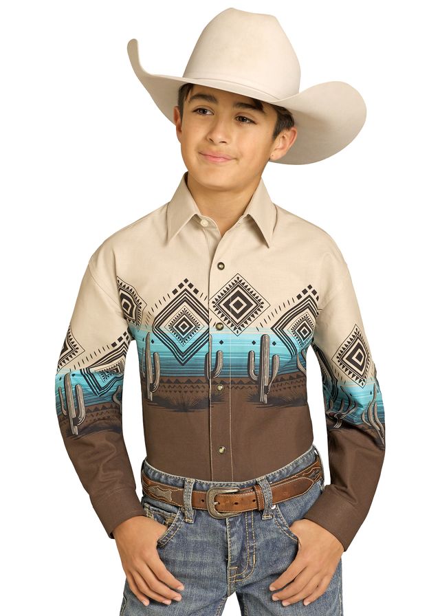 Boy's Panhandle Slim Snap Front Shirt #SBN2S07680 | High Country ...