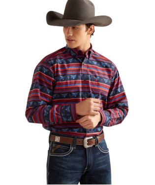 Men's Ariat Pike Classic Fit Button Down Shirt #10047159-C