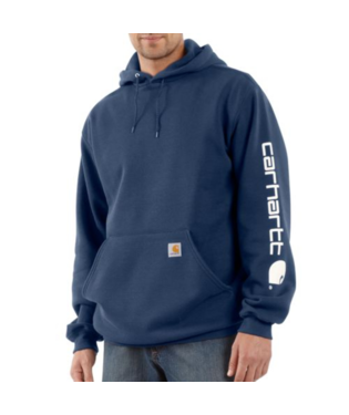 Men's Carhartt Loose Fit Midweight Logo Sleeve Hoodie #K288