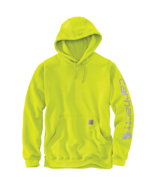 Men's Carhartt Loose Fit Midweight Logo Sleeve Hoodie #K288