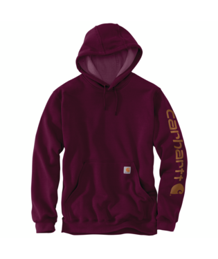 Men's Carhartt Loose Fit Midweight Logo Sleeve Hoodie #K288