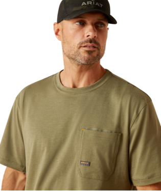 Men's Ariat Rebar Workman American Scream T-Shirt #10050812X