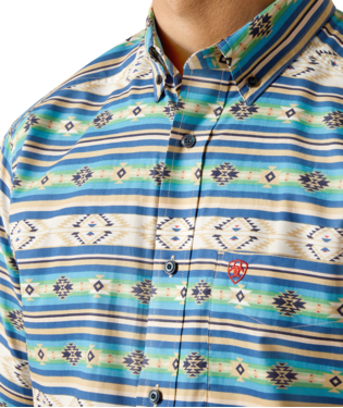 Men's Ariat Denzel Classic Fit Button Down Shirt #10051492X