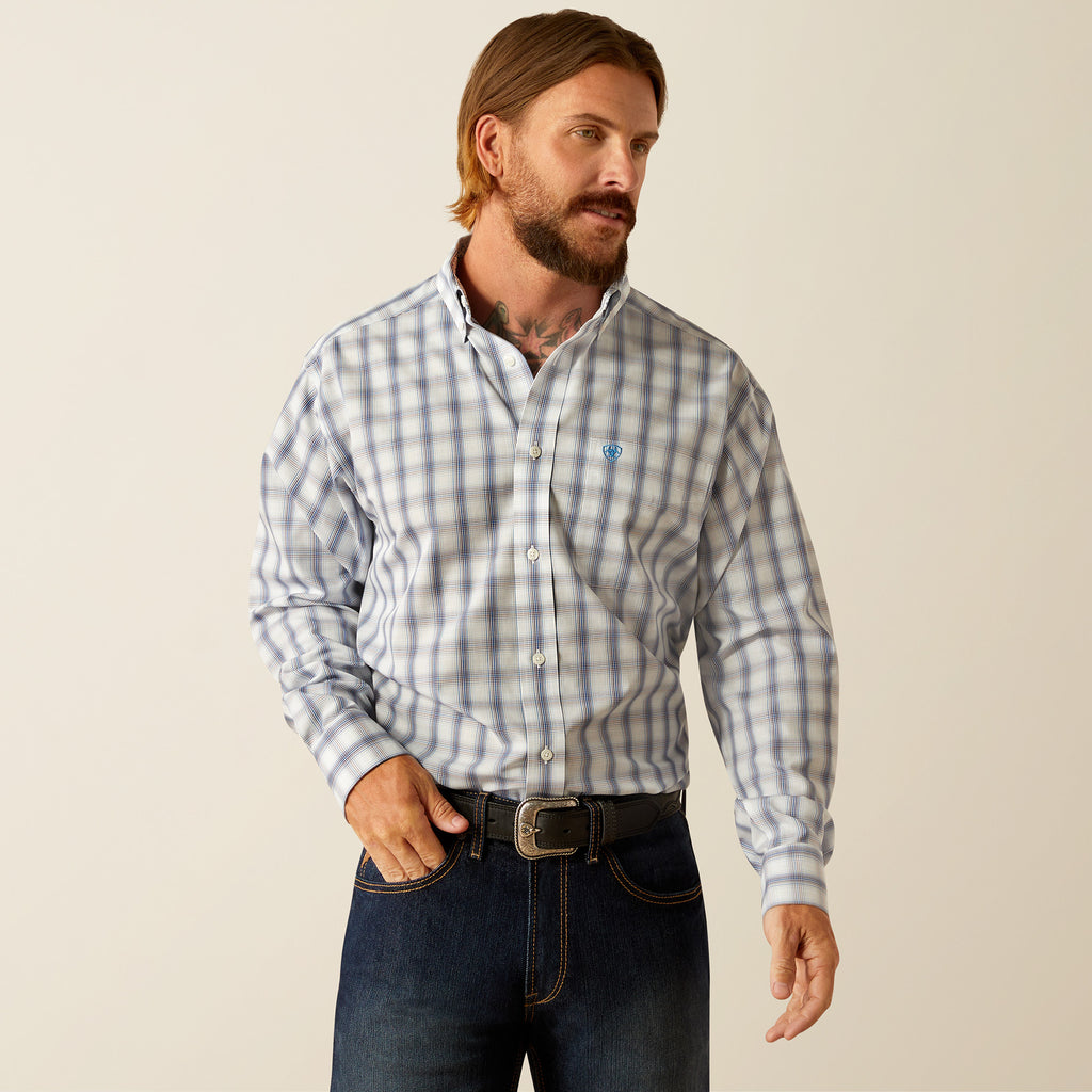 Men's Ariat Wrinkle Free Briar Classic Fit Button Down Shirt #10054723