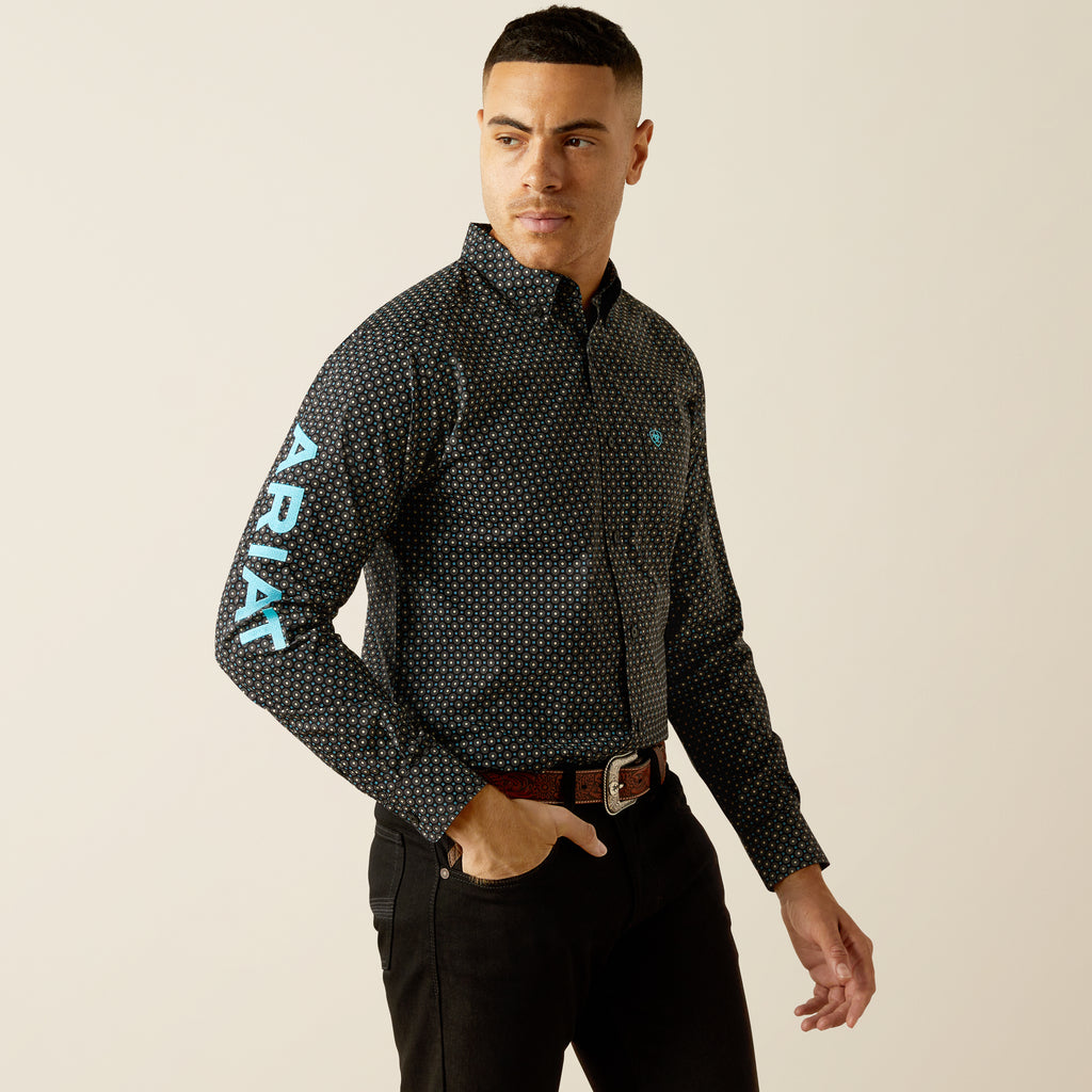 Men's Ariat Team Abel Fitted Button Down Shirt #10058738