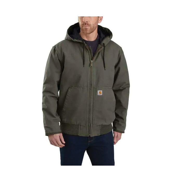 Men's Carhartt Loose Fit Washed Duck Insulated Active Jacket #104050