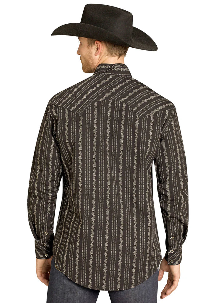 Men's Rock & Roll Cowboy Snap Front Shirt #BMN2S07632