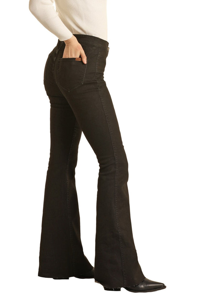 Women's Rock & Roll Reversible Flare Jean #BW6PD02928