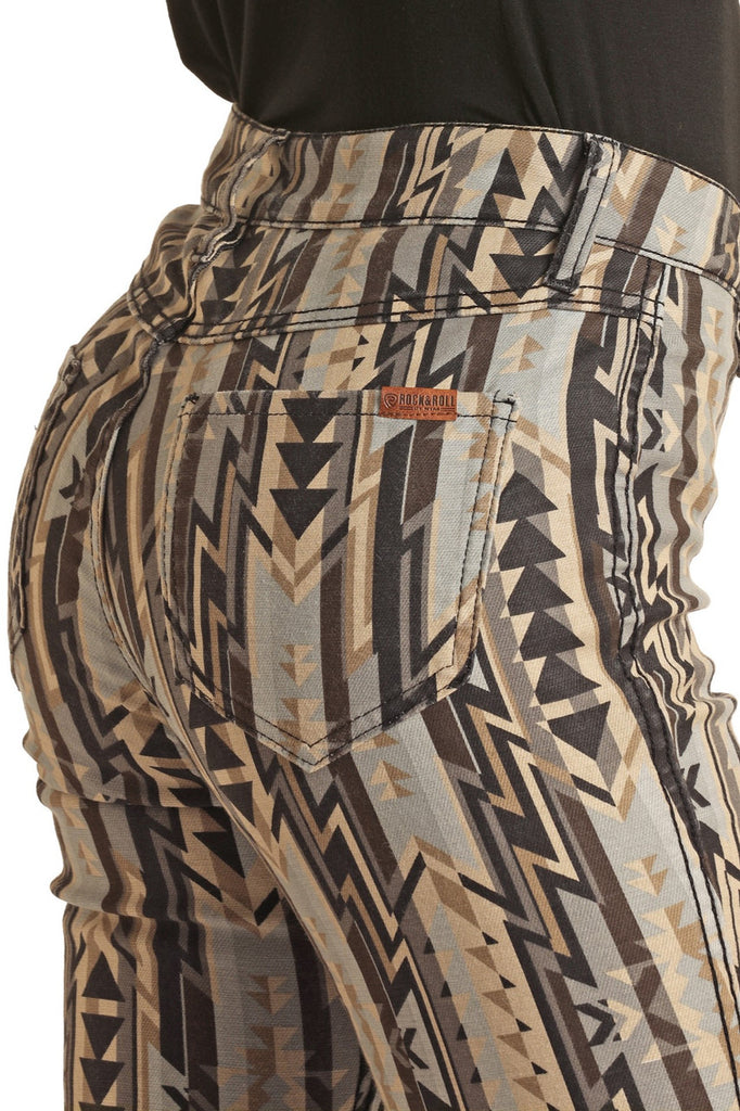 Women's Rock & Roll Reversible Flare Jean #BW6PD02928