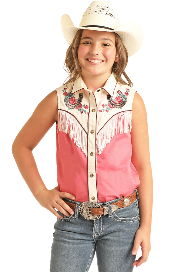 Girl's Rock & Roll Cowgirl Snap Front Shirt #BGN0S03872