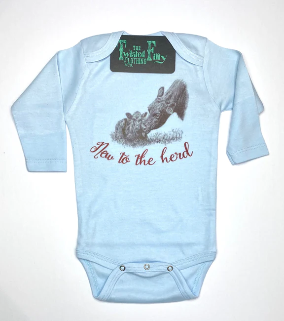 Infant Boy's Twisted Filly Onesie #TF-583