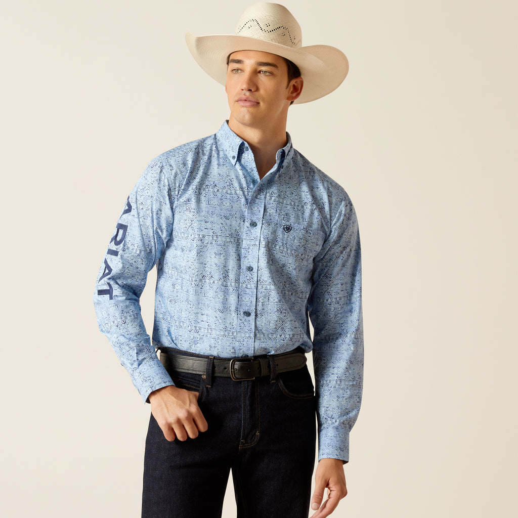 Men's Ariat Team Vaughn Fitted Button Down Shirt #10051500-C