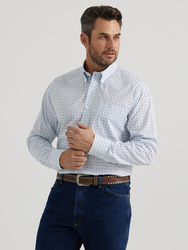 Men's Wrangler George Strait Button Down Shirt #112346293X