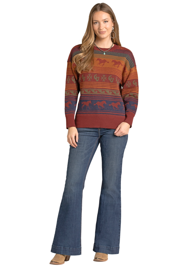 Women's Panhandle Slim Oversized Sweater #LW32T07120