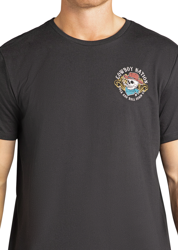 Men's Rock & Roll Cowboy T-Shirt #BU21T07435