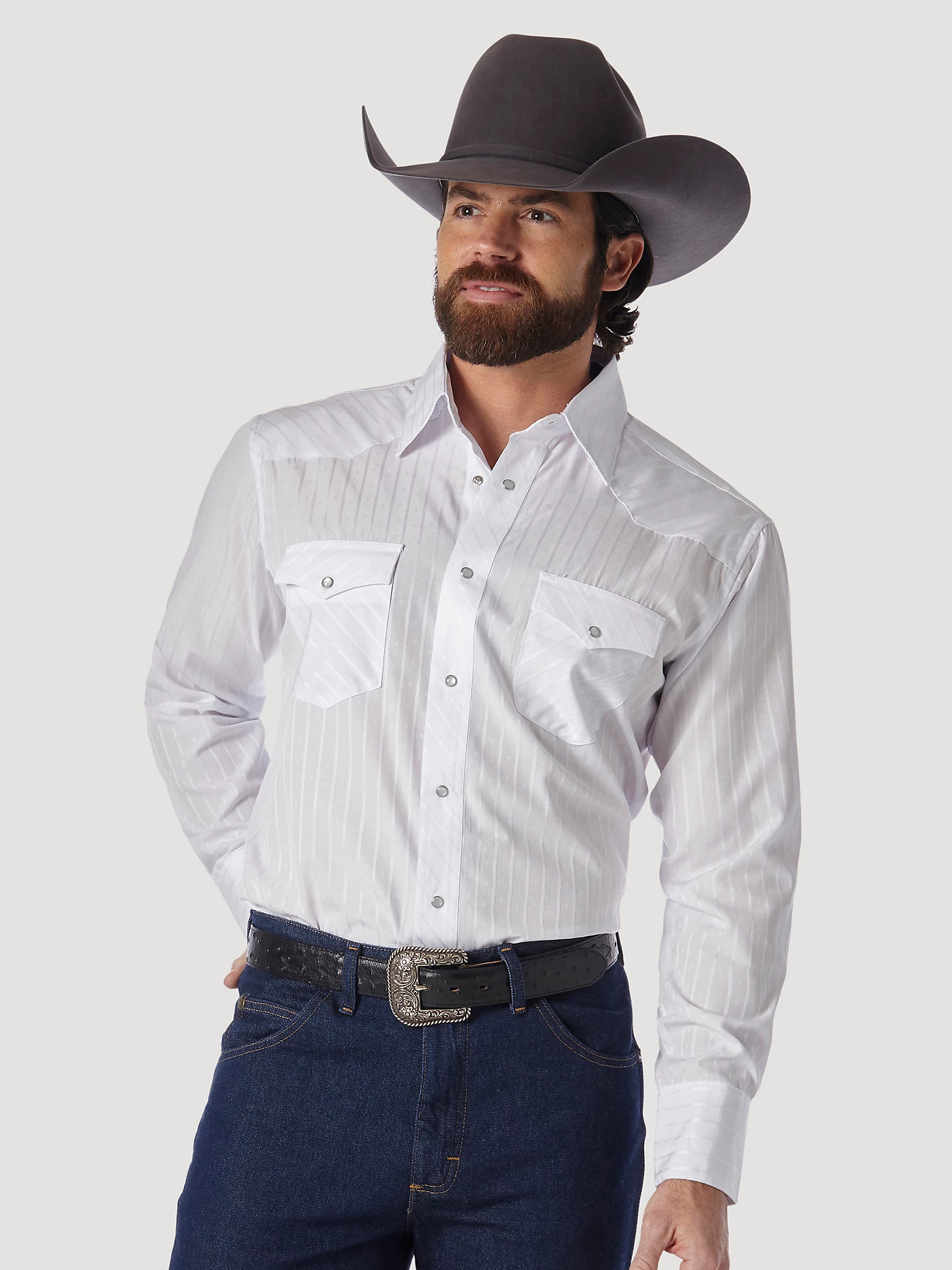 Men's Wrangler Sport Western Snap Shirt #75221WH | High Country