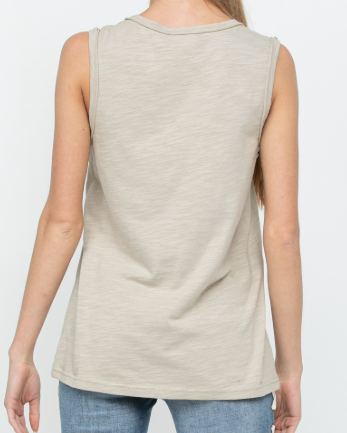 Women's Vocal Sleeveless Top #IM2293T