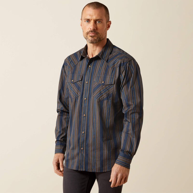Men's Ariat Horne Retro Fit Snap Front Shirt #10065758