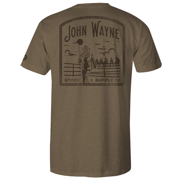 Men's Hooey John Wayne T-Shirt #HT1647LTBR