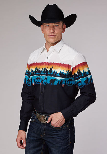Men's Roper Snap Front Shirt #03-001-0421-0436-C