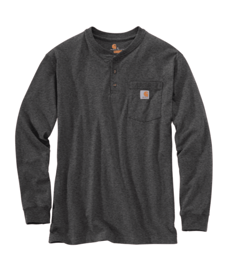 Men's Carhartt Loose Fit Heavyweight Henley T-Shirt #K128X